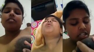 घराजवळच्या माधुरीने चोखले स्वतःचे मोठाले स्तने