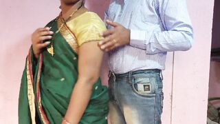 बायकोची नऊवारी सोडून डॉगीस्टाईल झवला तिचा नवरा