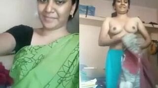 वहिनीने साडी बदलताना दाखवले बुब आणि पुच्ची