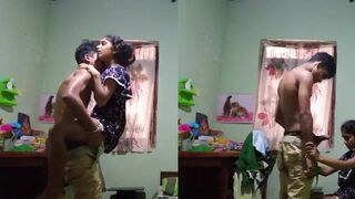 मावसबहिणीला कडेवर उचलून झवला भाऊ, बहिणीने चोखला त्याचा लवडा